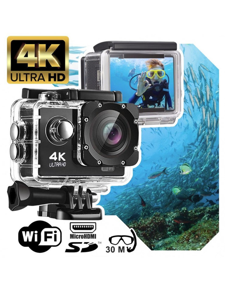 🎥🔥 Cámara Deportiva 4K🏄‍♂️🚴‍♀️⛰️