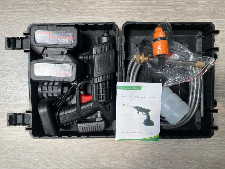 💦✨Hidrolavadora Inalámbrica 48V – 2 Baterías 🔋💦💪