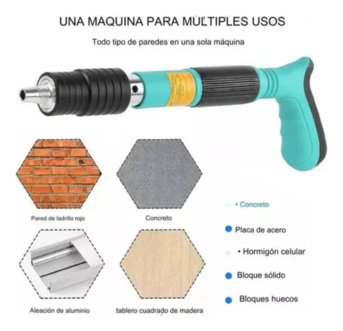 🛠️Pistola de Clavos Neumática Manual💪🔩