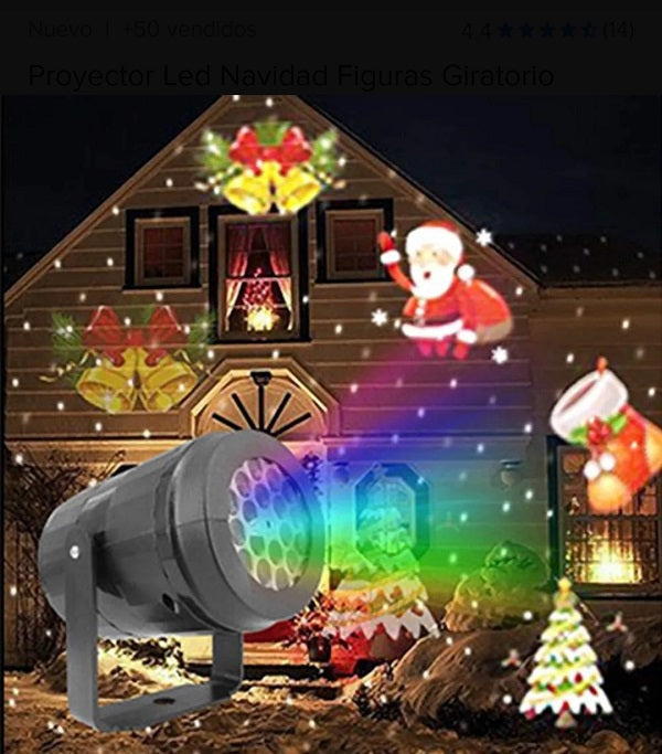 🎅🌟 Mini Proyector de Navidad🎄✨