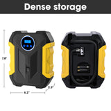 🔋✨Bomba de Neumáticos Portátil Digital con Luz LED 🔋🚗💨