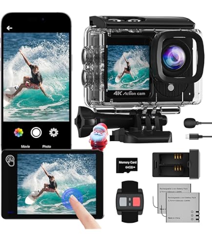 🎥🔥 Cámara Deportiva 4K🏄‍♂️🚴‍♀️⛰️