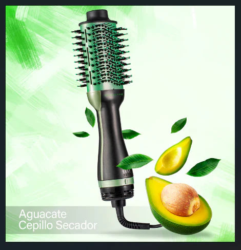 💚🔥 Cepillo Secador Keratina Aguacate💆‍♀️🌿